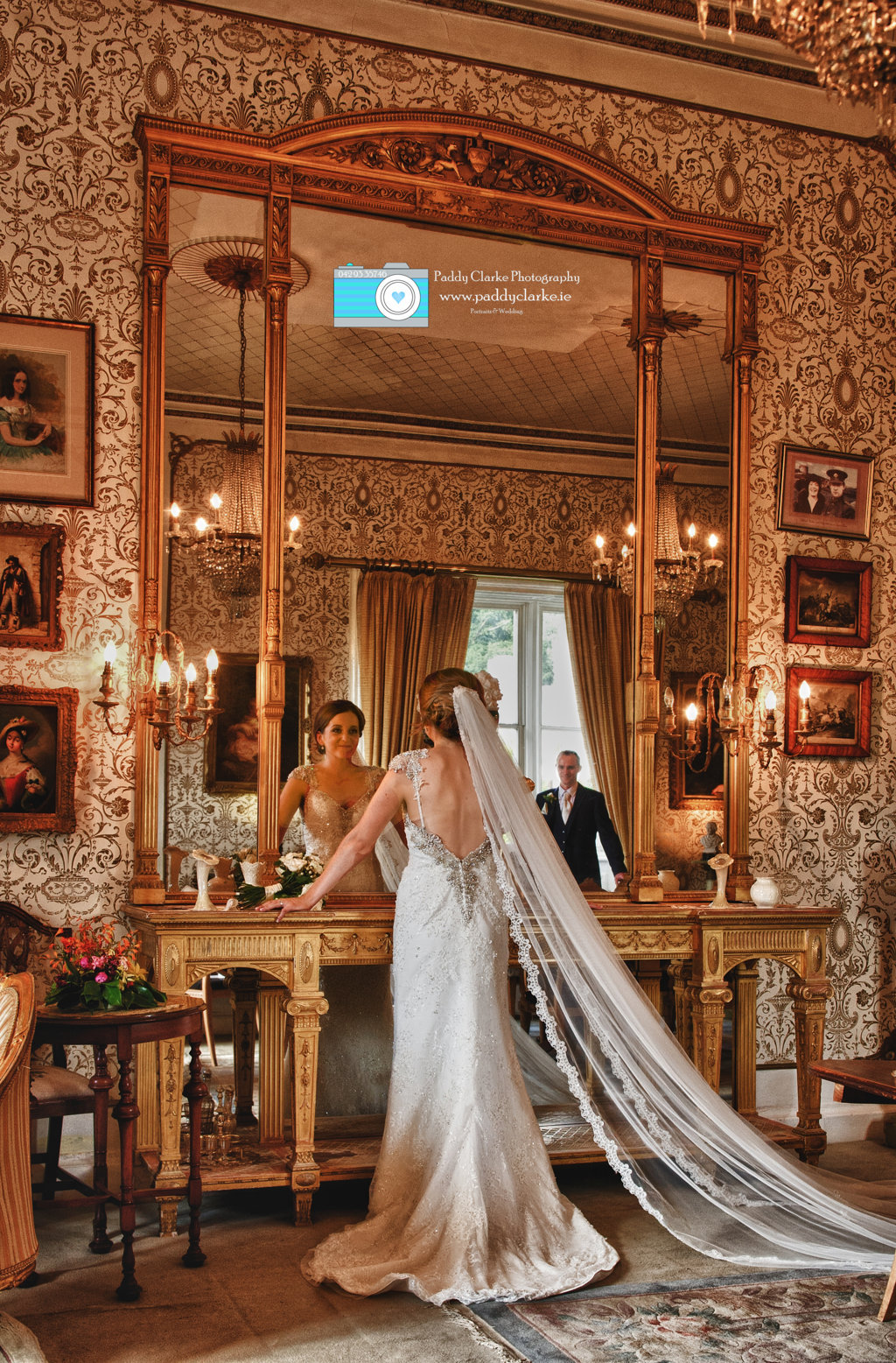 186 Bride in Gold Room in Cabra Castle.jpg